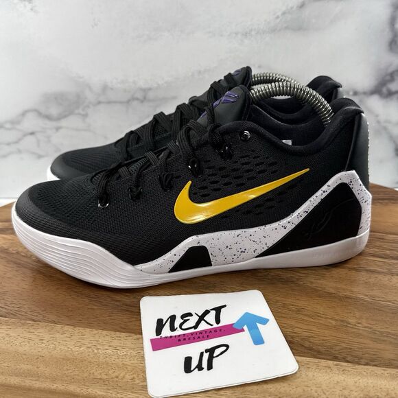 Men’s 5/Womens 6.5-Nike Kobe 9 Elite EM Low Protro TB Black Gold IH1401-002 nby main image 8